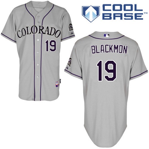 Rockies #19 Charlie Blackmon Grey Cool Base Stitched Youth MLB Jersey - Click Image to Close
